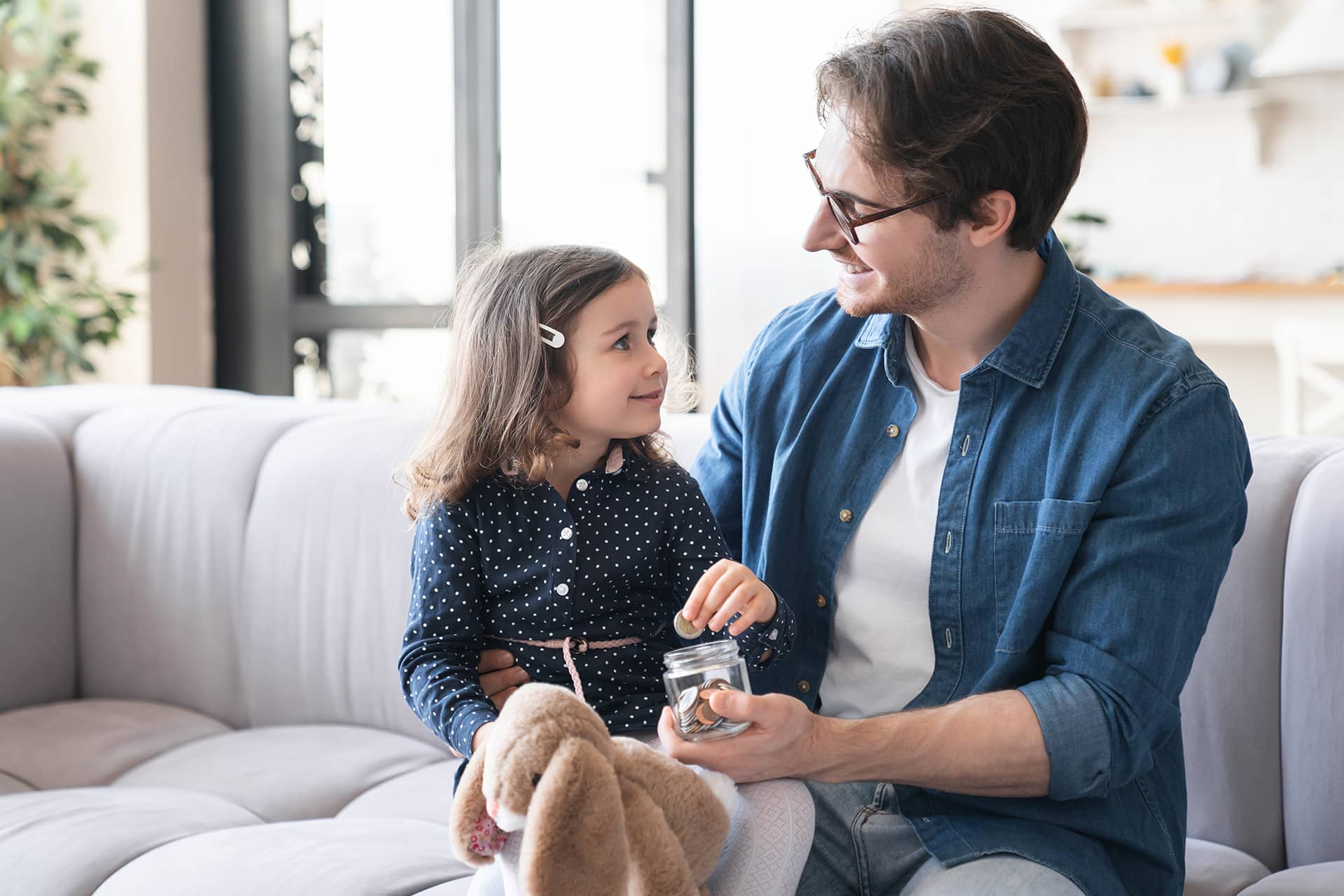 You are the caretaker of your daughter's future